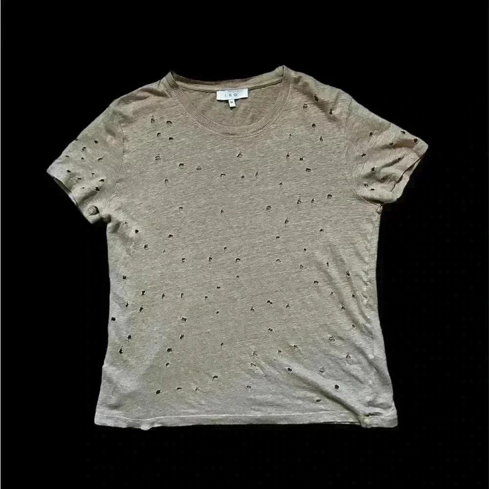IRO Ripped Destroyed Tee - Picture 3 of 4